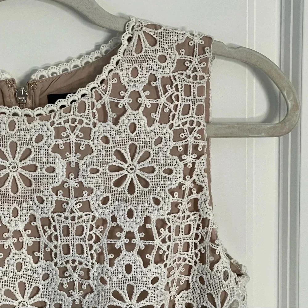 New! Tommy Hilfiger layered lace sleeveless sheath Dress nwt 29056